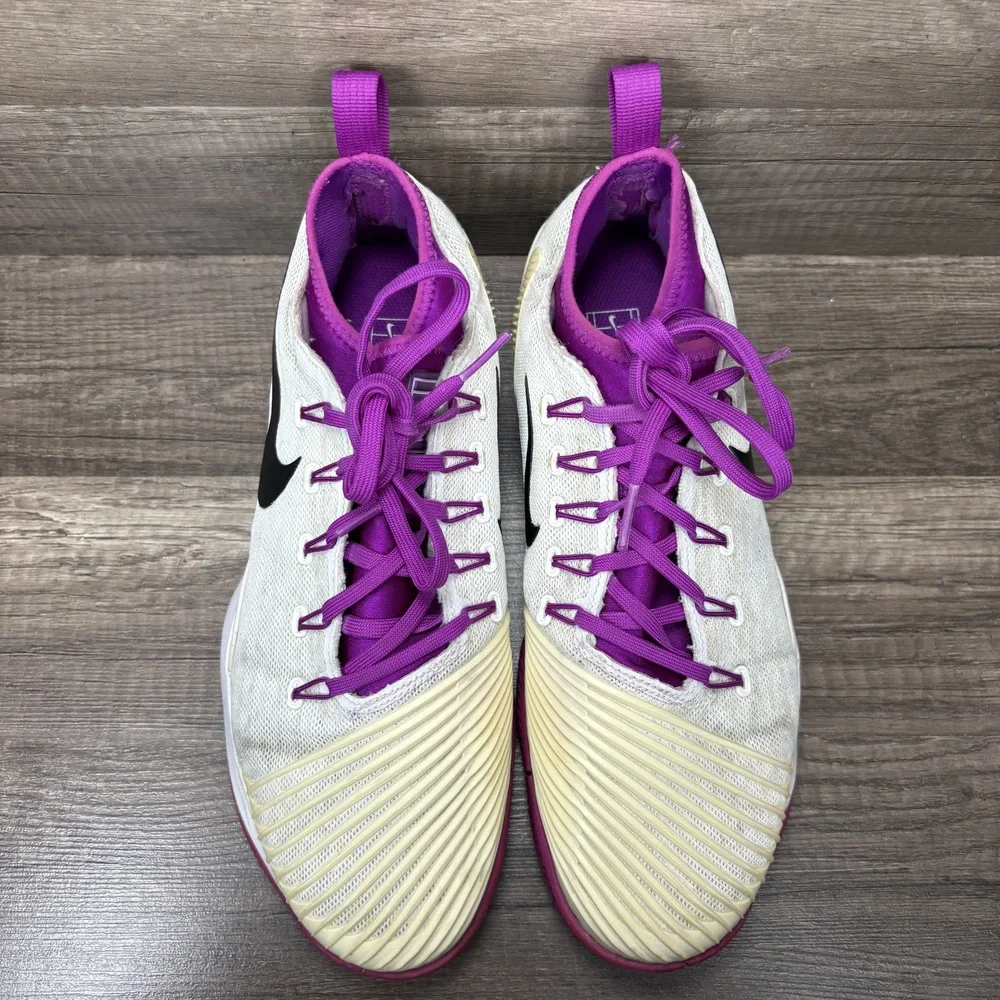 Nike Air Zoom Ultra React White Purple Womens US Size 8.5 859718-101 Sneakers - Picture 7 of 9